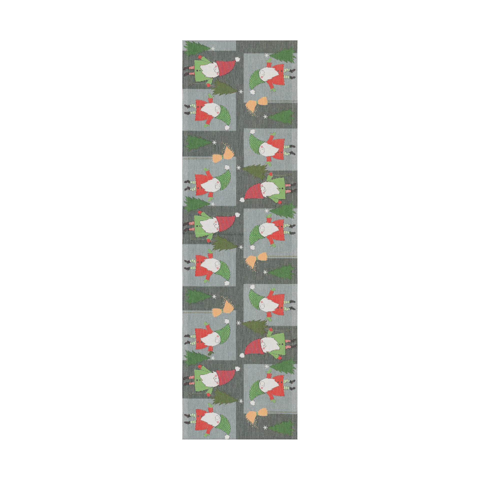 Tomtenissar table runner 35x120 cm, Multi Ekelund Linneväveri