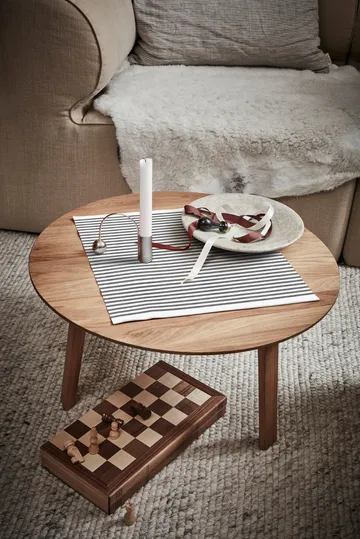 Tvärs napkin grey - 50x50 cm - Ekelund Linneväveri