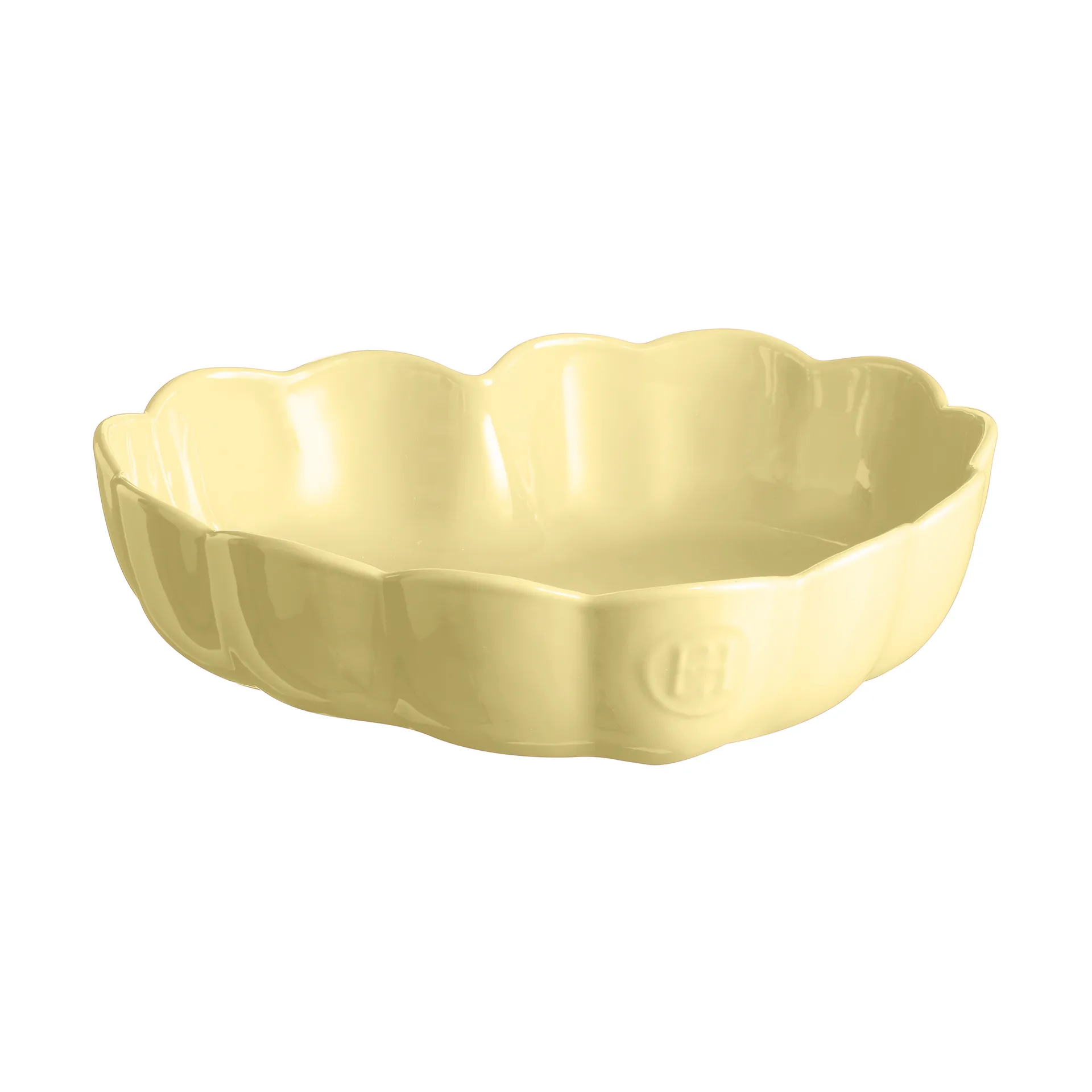 Emile Henry Madeleine heart mold, Vanilla Emile Henry