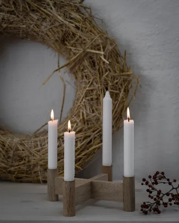 Ernst advent candle holder Ø22x8 cm - Nature - ERNST