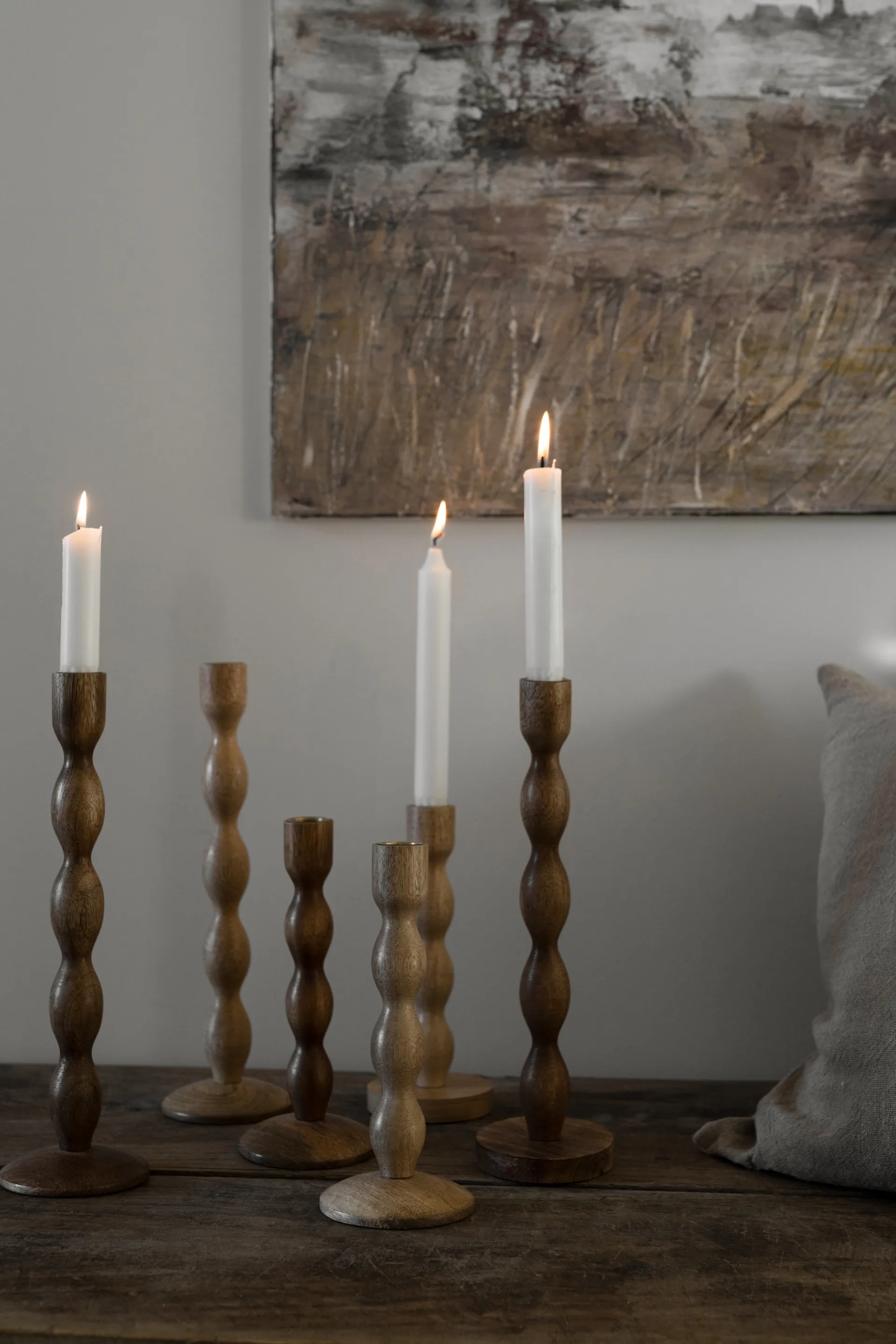 Ernst candle holder Ø9x31 cm, Natural ERNST