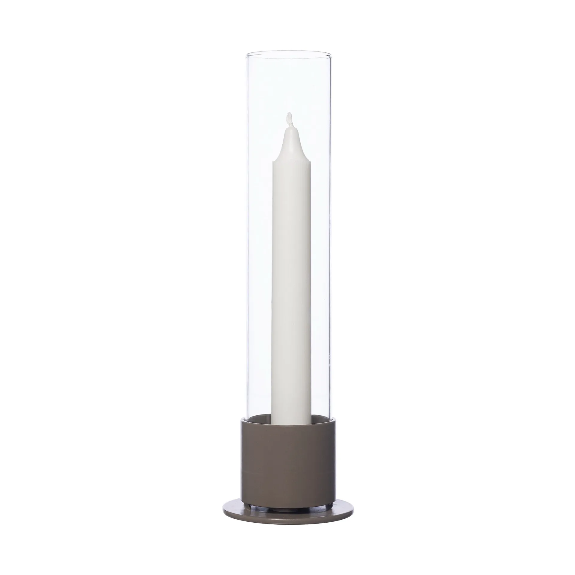 Ernst candle holder glass cylinder Ø7.5 cm, Mole ERNST
