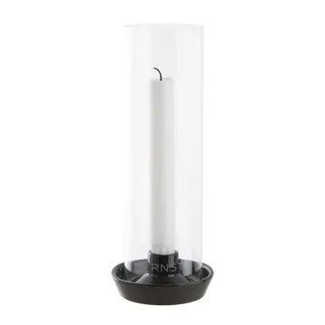 Ernst candle sticks glass cylinder - Dark grey - ERNST