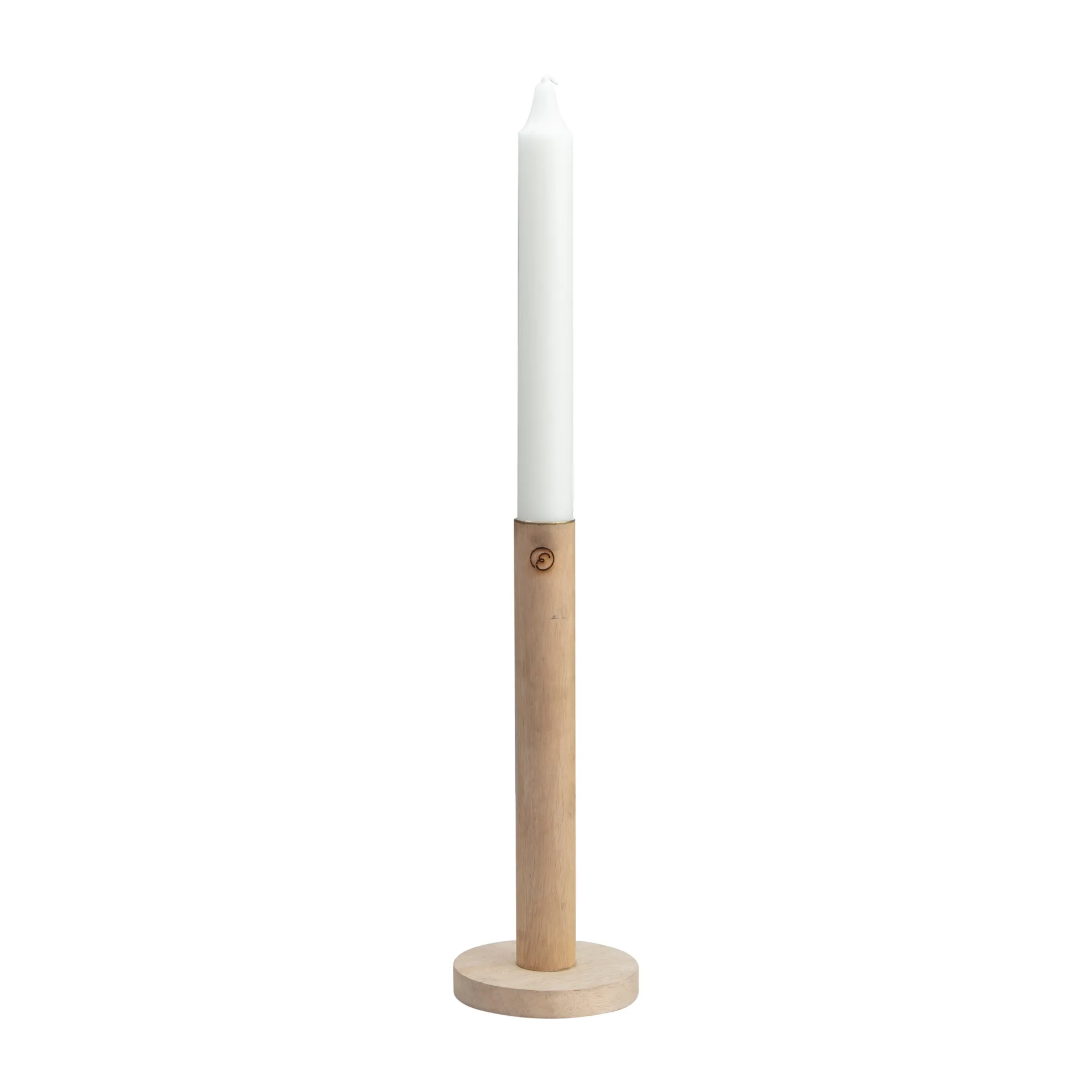 Ernst candle sticks made of wood 20 cm, nature ERNST