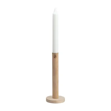 Ernst candle sticks made of wood 20 cm - nature - ERNST