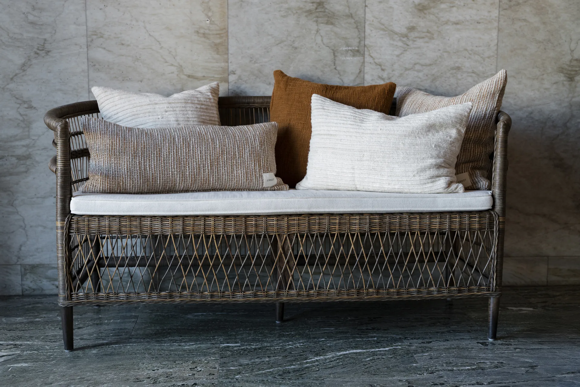 Ernst cushion cover with texture, Natural, 50x50 cm ERNST