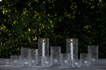 Ernst patterned candle holder - Ø10x9 cm - ERNST