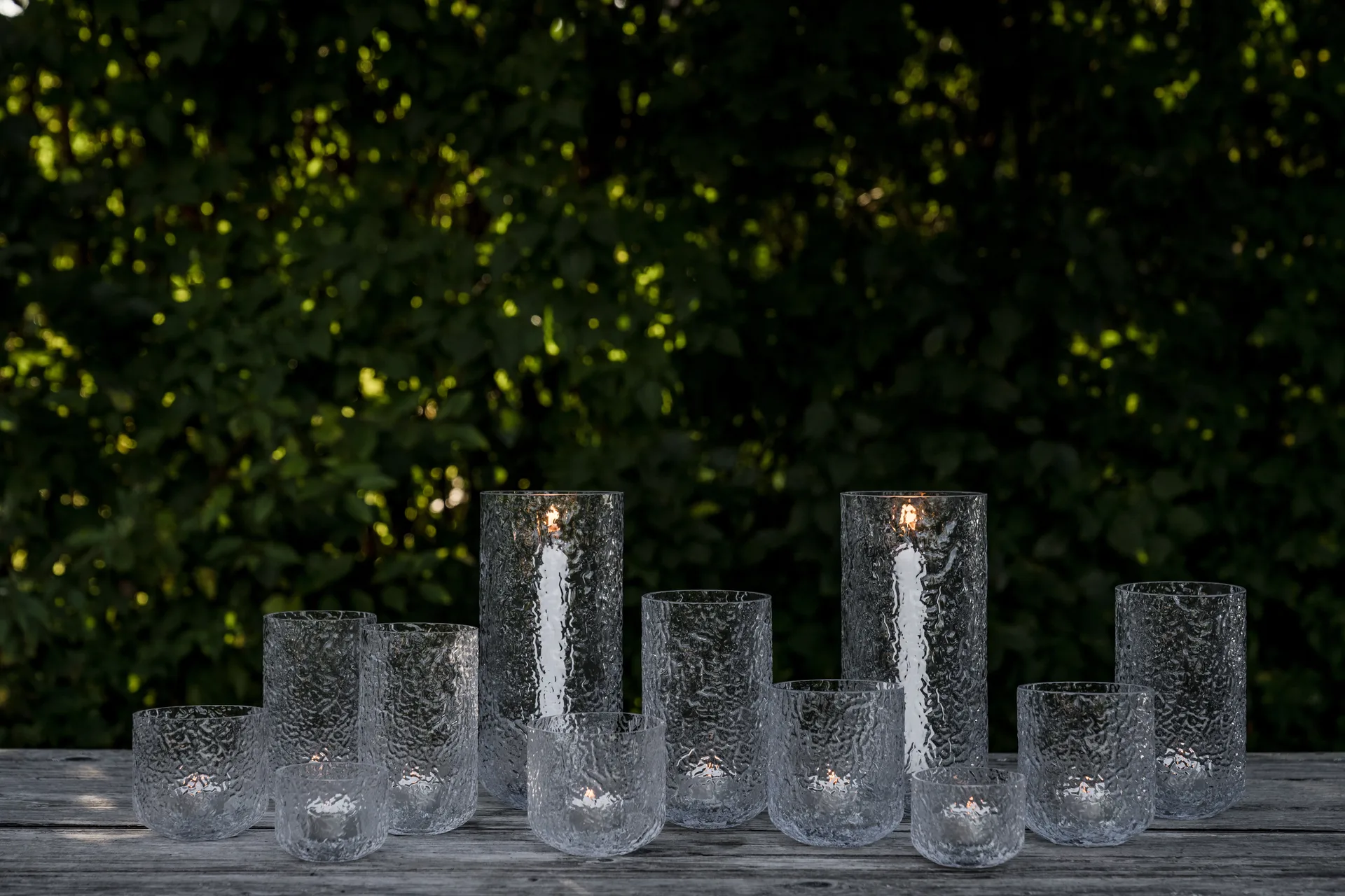 Ernst patterned candle holder, Ø9x15 cm ERNST