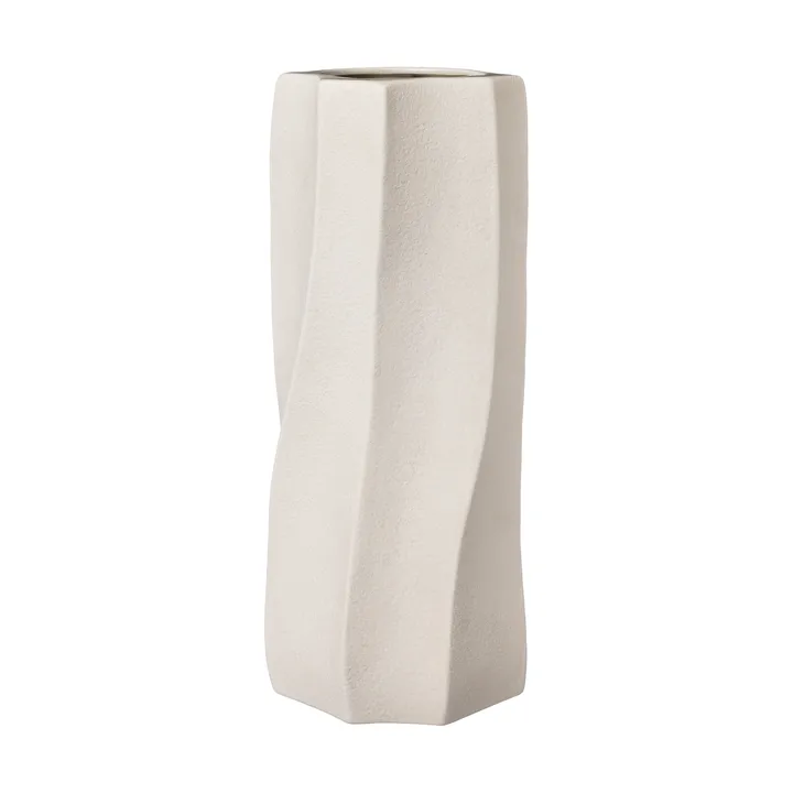 Ernst stoneware vase Ø13x31 cm - Natural white - ERNST