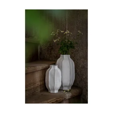 Ernst stoneware vase Ø18x30 cm - Natural white - ERNST