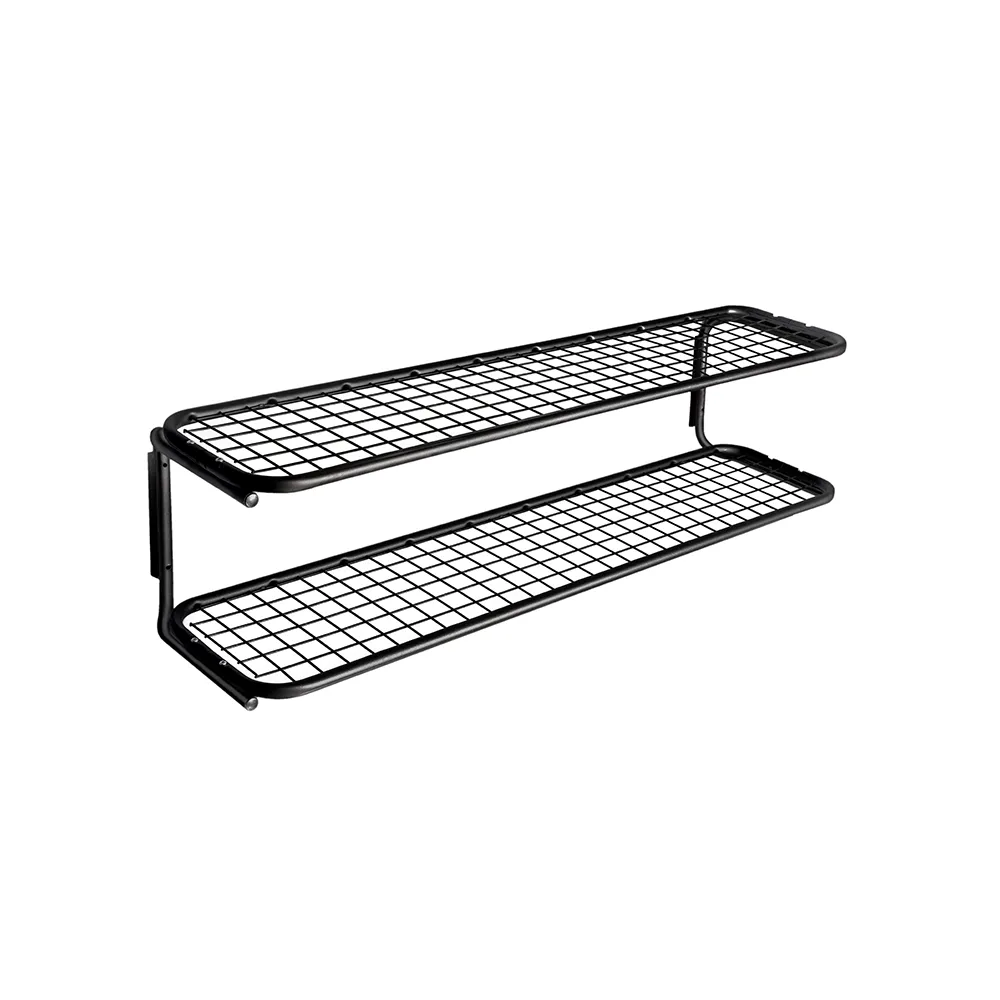 Classic 650 shoe shelf, Black/black, 2 levels, 40 cm Essem Design