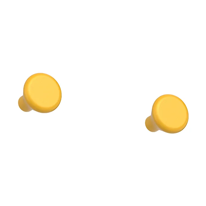 Classic hook large 2-pack, Sun yellow Essem Design
