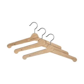 Nostalgi clothes hanger 3-pack - Oak - Essem Design