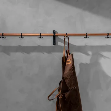 Nostalgi Hook rack - Aluminium, black stand - Essem Design