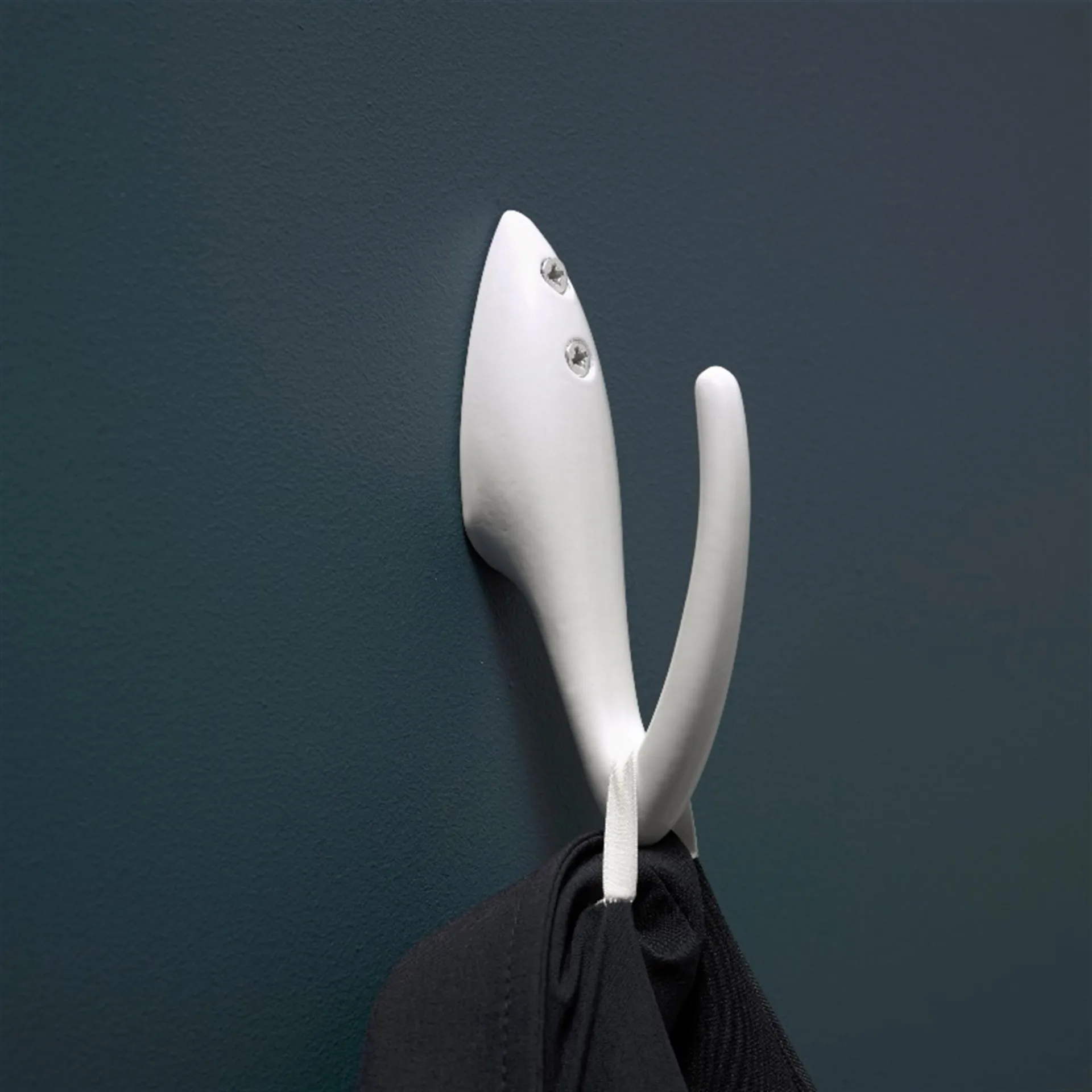 Papa clothes hook, white Essem Design