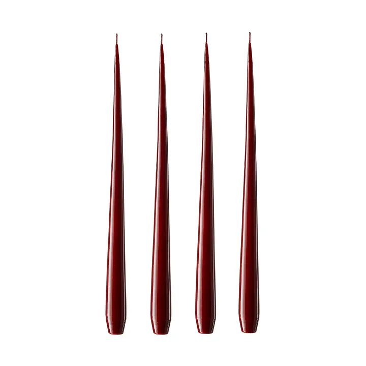 ester & erik light 4-pack lacquered - vinröd, 42 cm - ester & erik