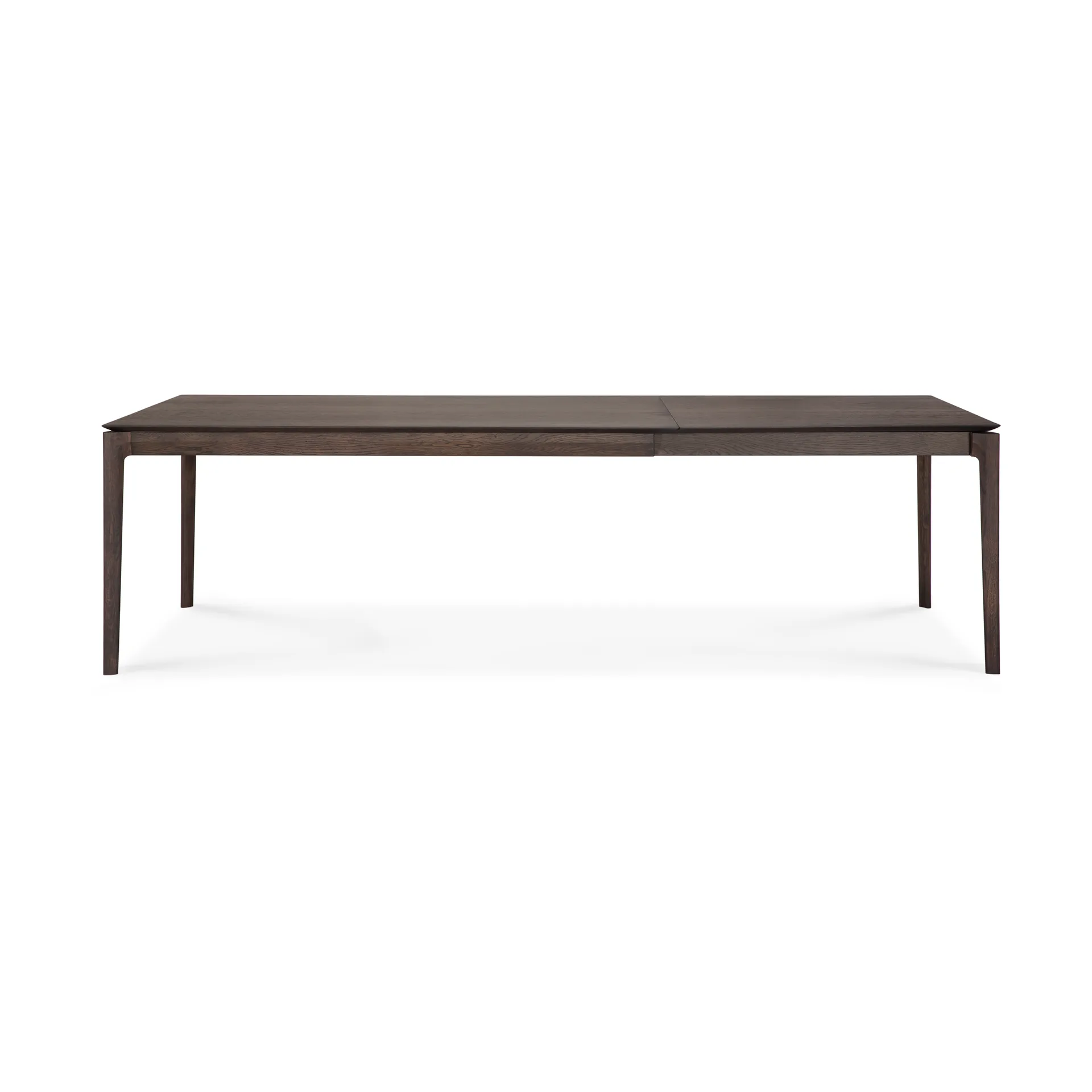 Beech extendable dining table, Brown-lacquered oak, 100x180/280 cm Ethnicraft