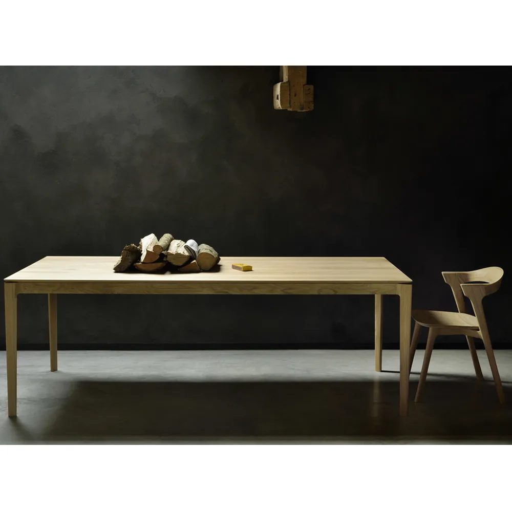 Bok dining table 220x95 cm, Black stained oak Ethnicraft
