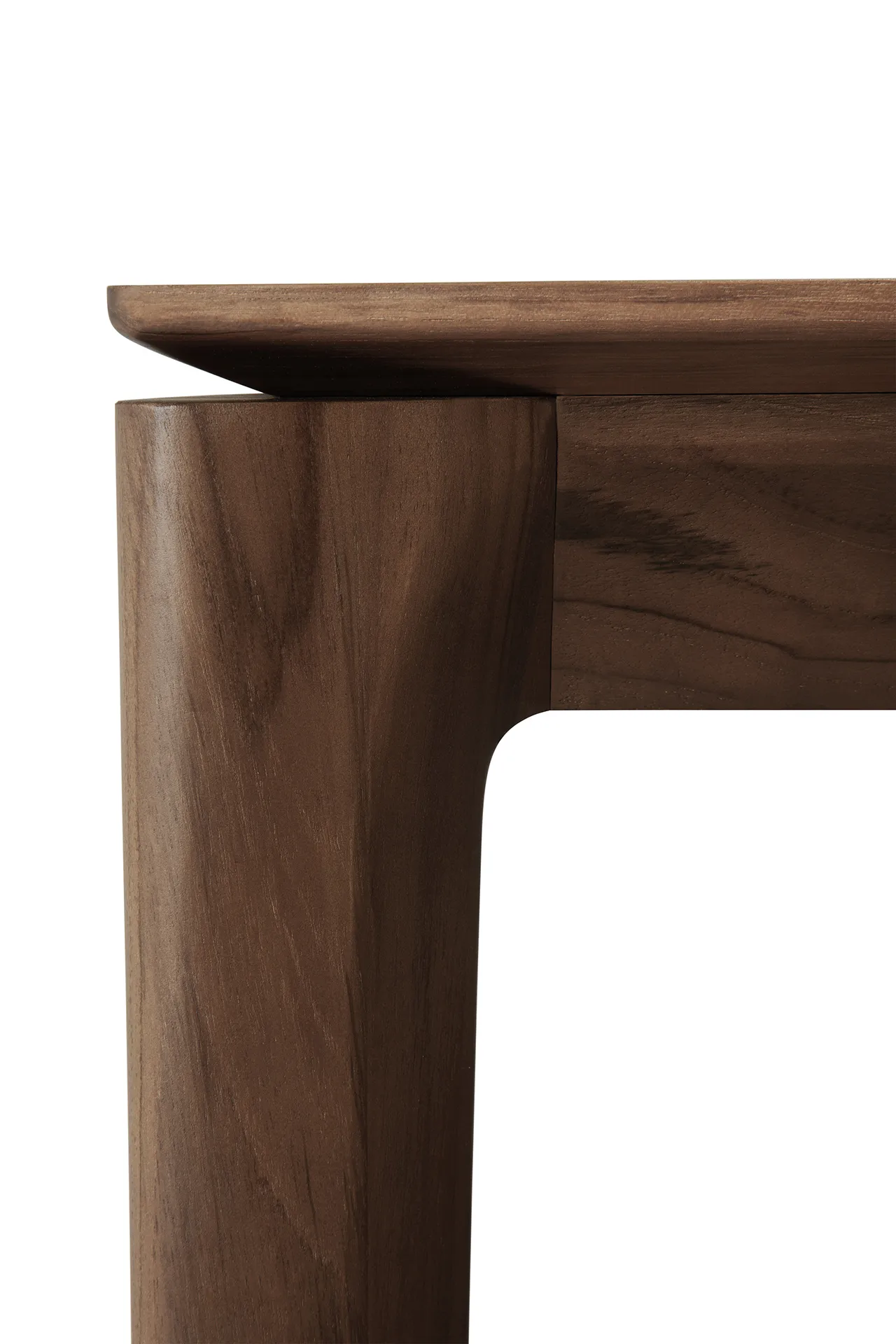 Bok dining table 240x100 cm, Lacquered teak brown Ethnicraft