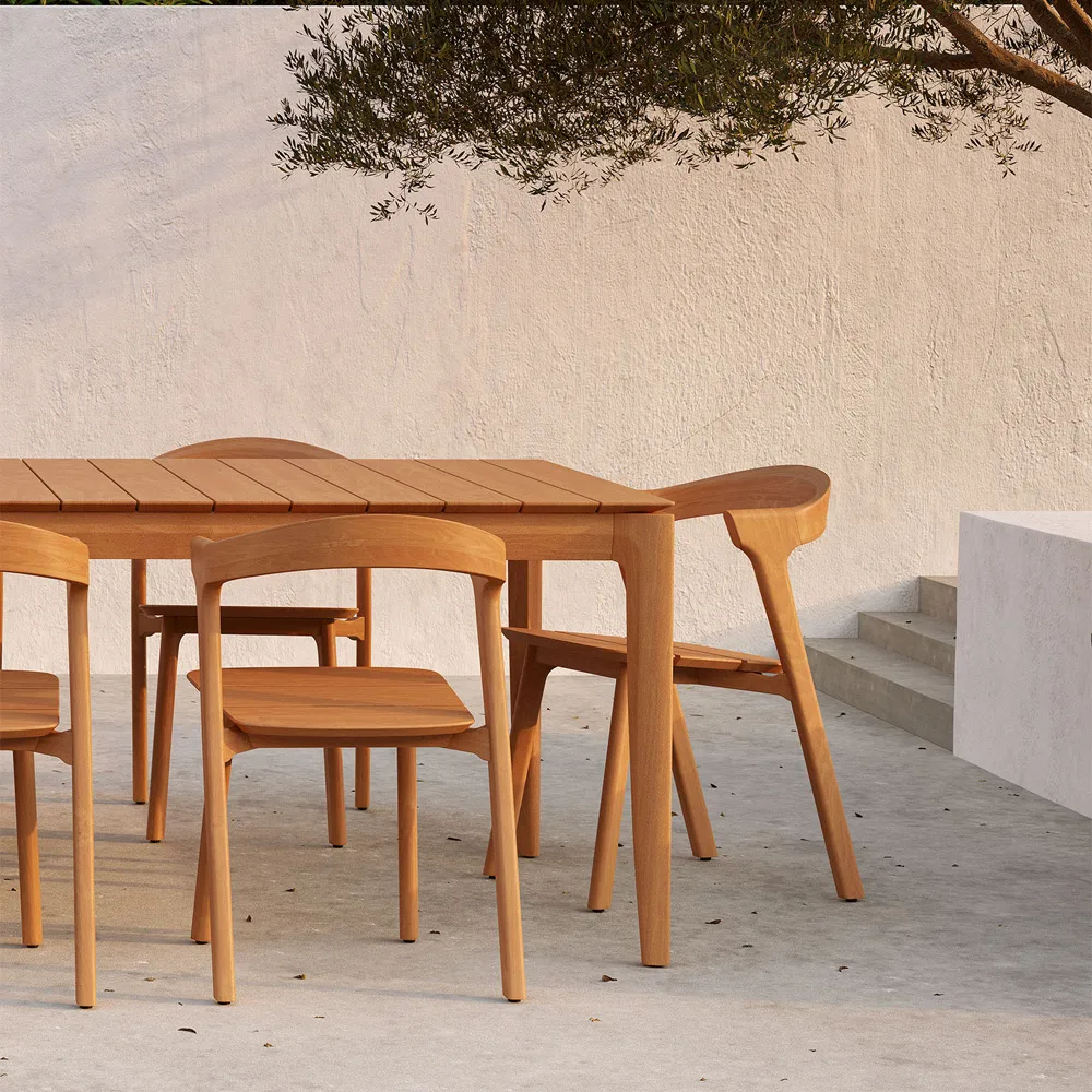 Bok outdoor dining table teak, 162x80 Ethnicraft