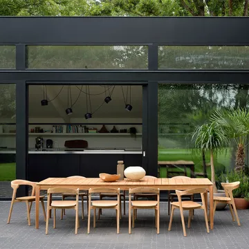Bok outdoor dining table teak - 250x100 cm - Ethnicraft