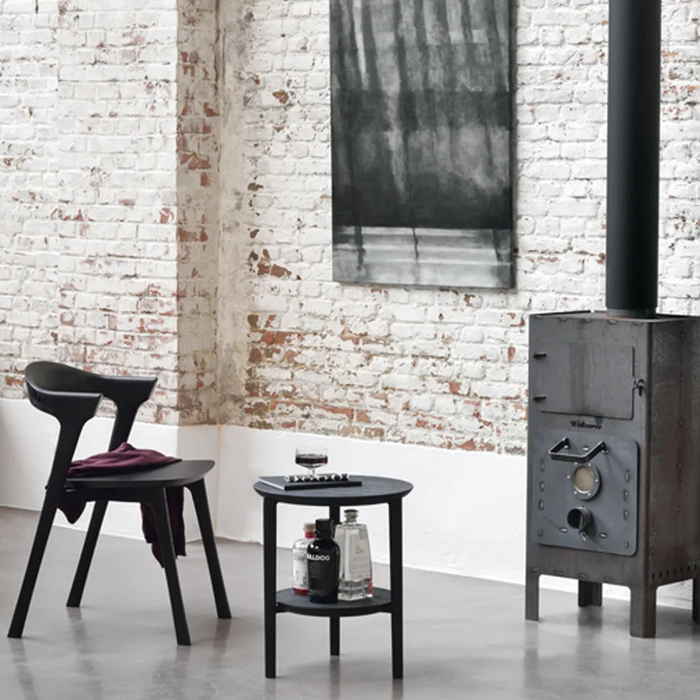 Bok side table Ø43 cm, Black oak Ø43 Ethnicraft