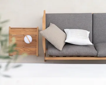 Boucle outdoor cushion 50x50 cm - Oat - Ethnicraft