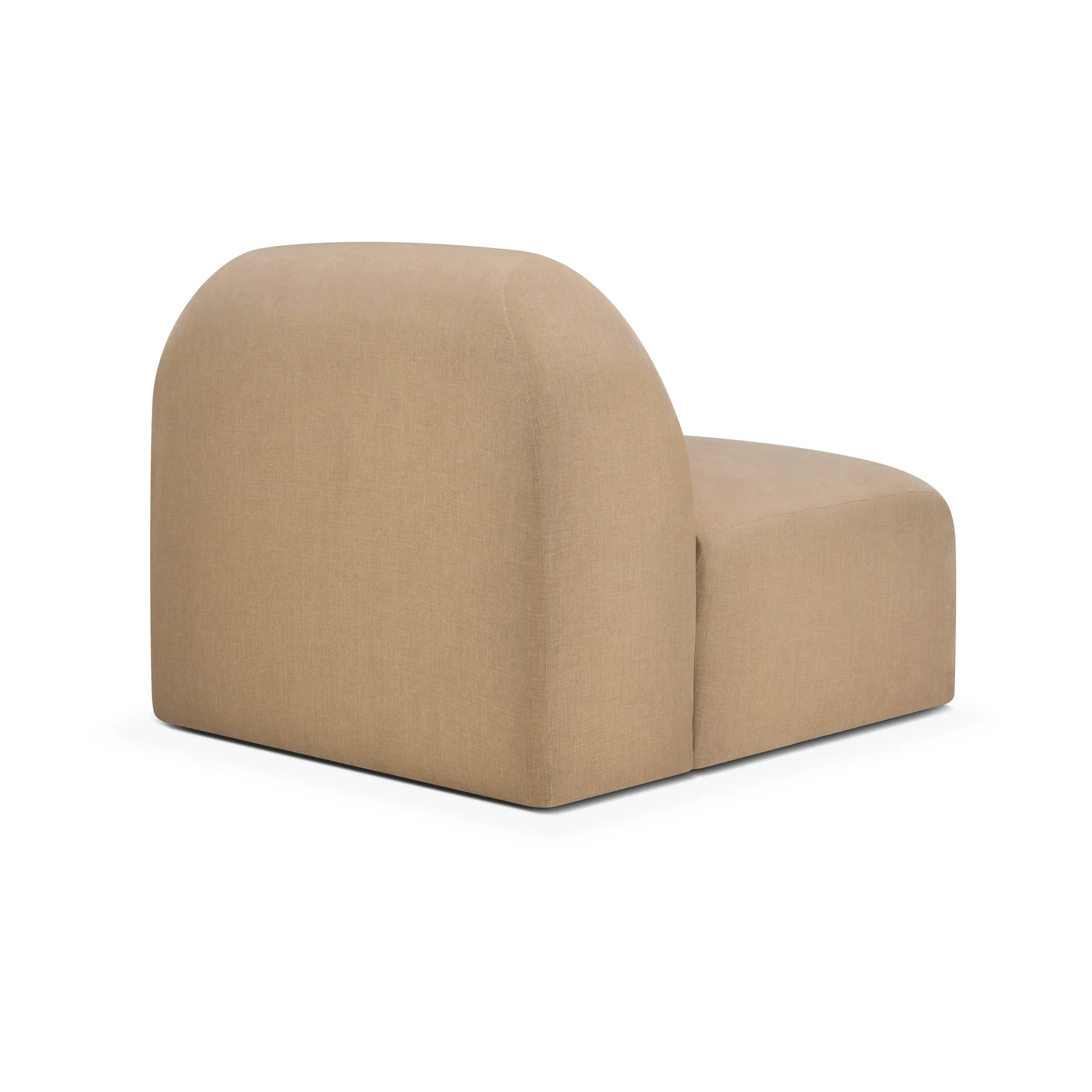 Bulky modular sofa 1-seat middle module, Light sepia Ethnicraft