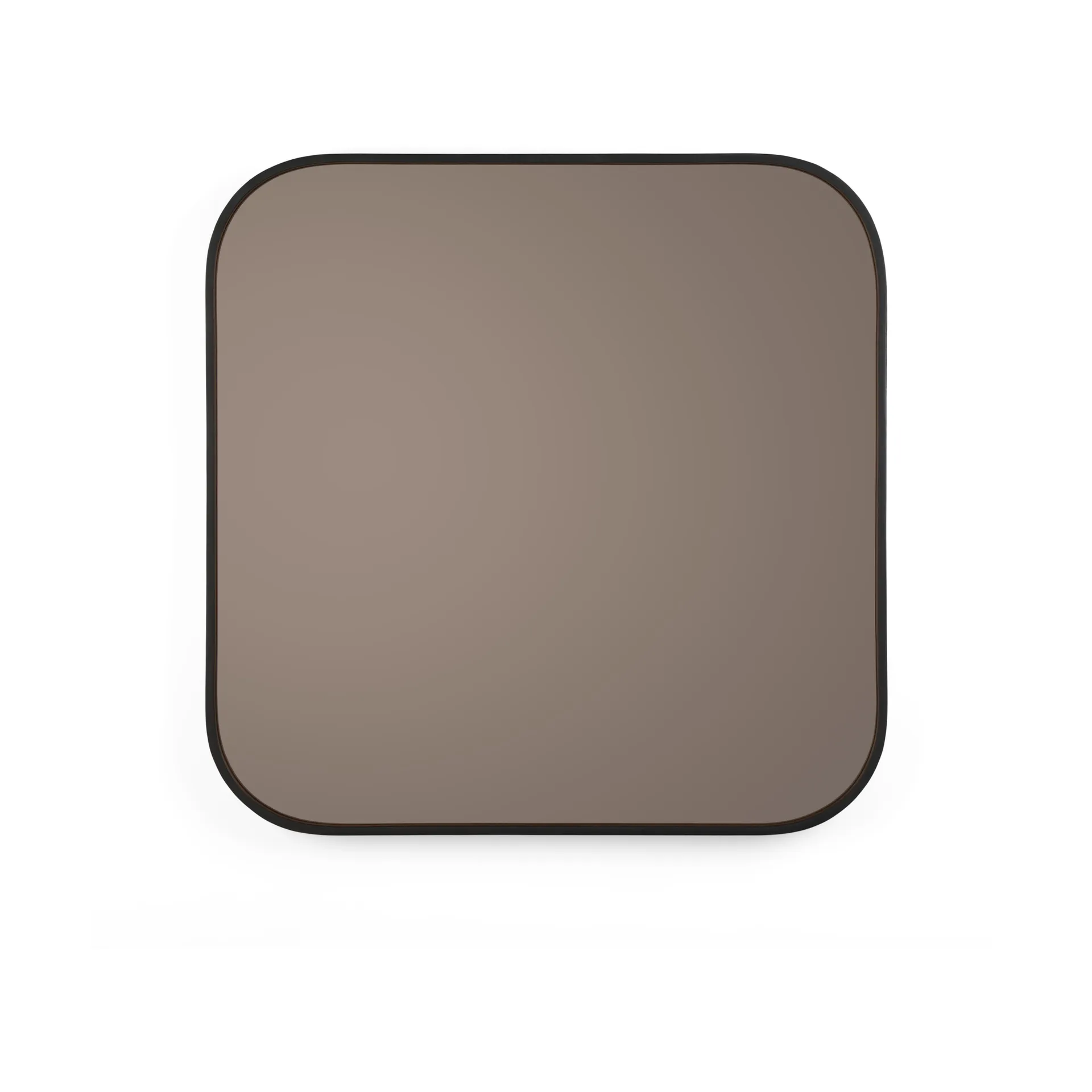 Camber wall mirror 60x60 cm, Bronze-wooden frame Ethnicraft