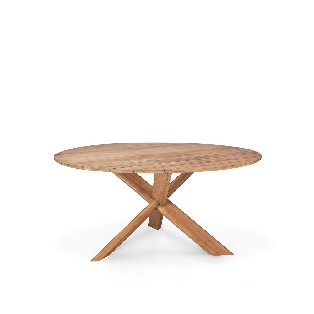 Circle outdoor dining table teak, Ø136 cm Ethnicraft