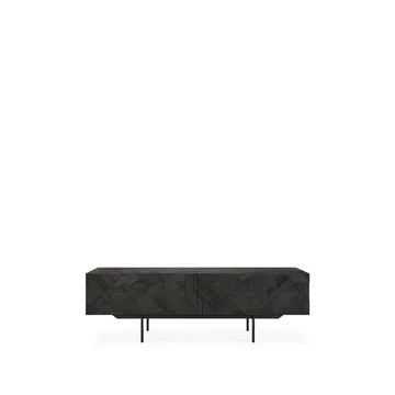 Graphic media cabinet - Black 162 cm - Ethnicraft