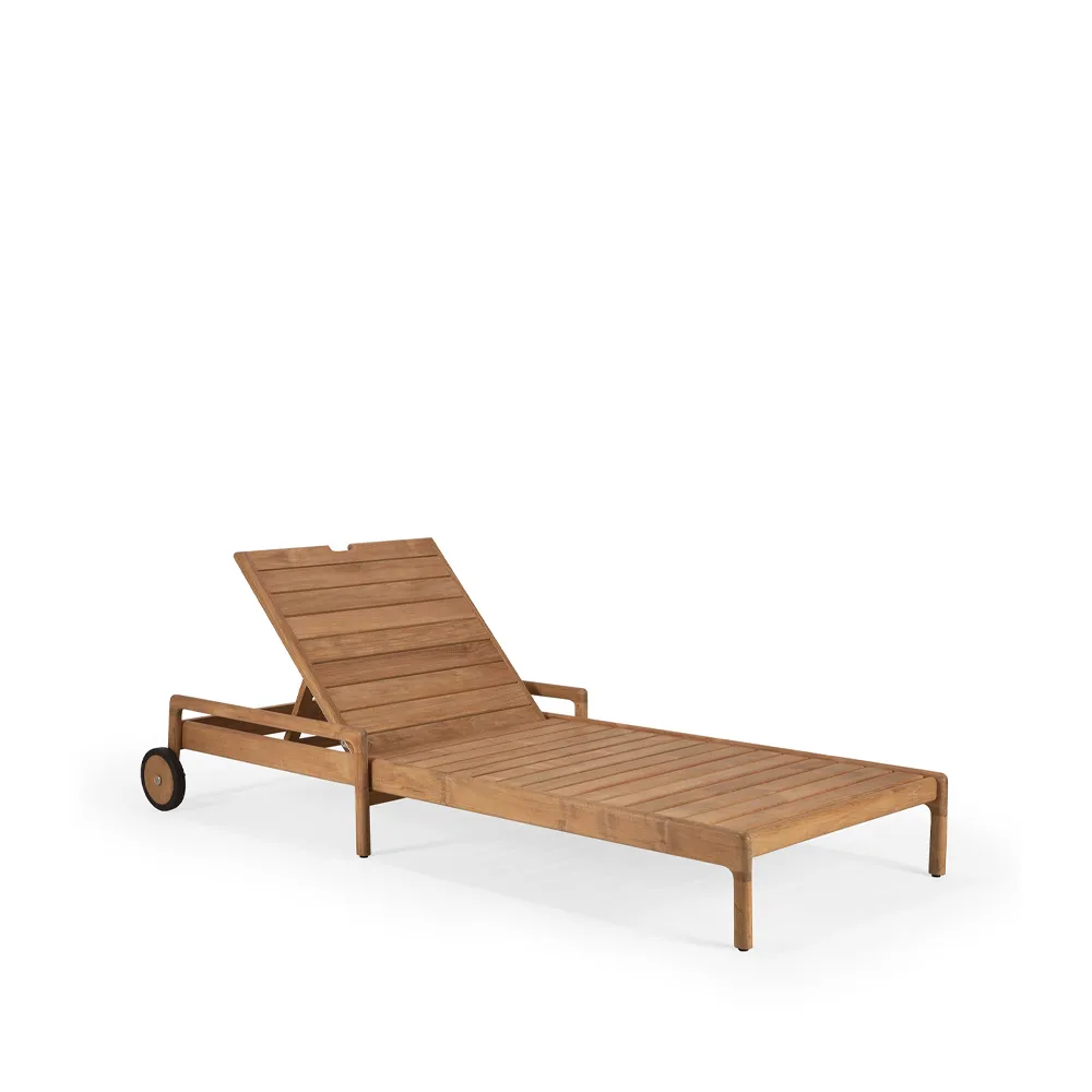 Jack outdoor sunbed teak, Excl. cushion Ethnicraft