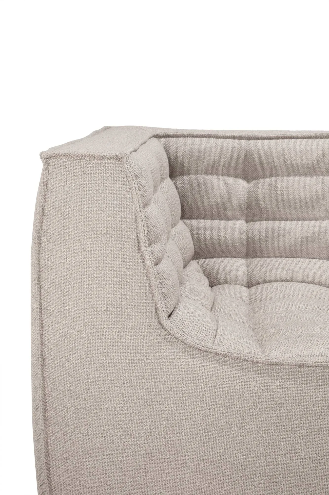 N701 sofa 2-seater, Beige, with armrests Ethnicraft
