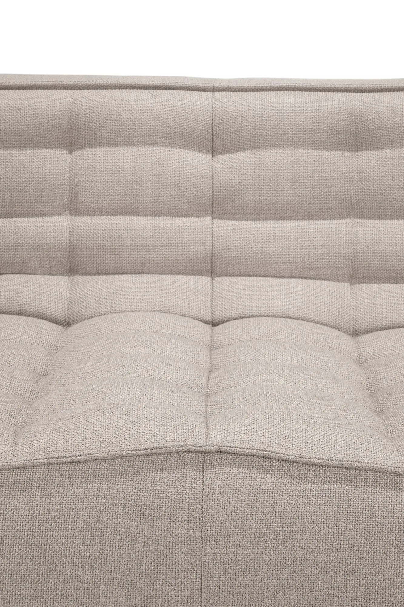 N701 sofa 3 seater sofa, Beige, with armrests Ethnicraft