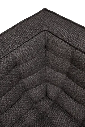 N701 sofa 3 seater sofa - Dark grey, with armrests - Ethnicraft