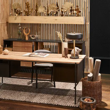 Oscar sideboard - Teak 2 sliding doors 3 drawers - Ethnicraft