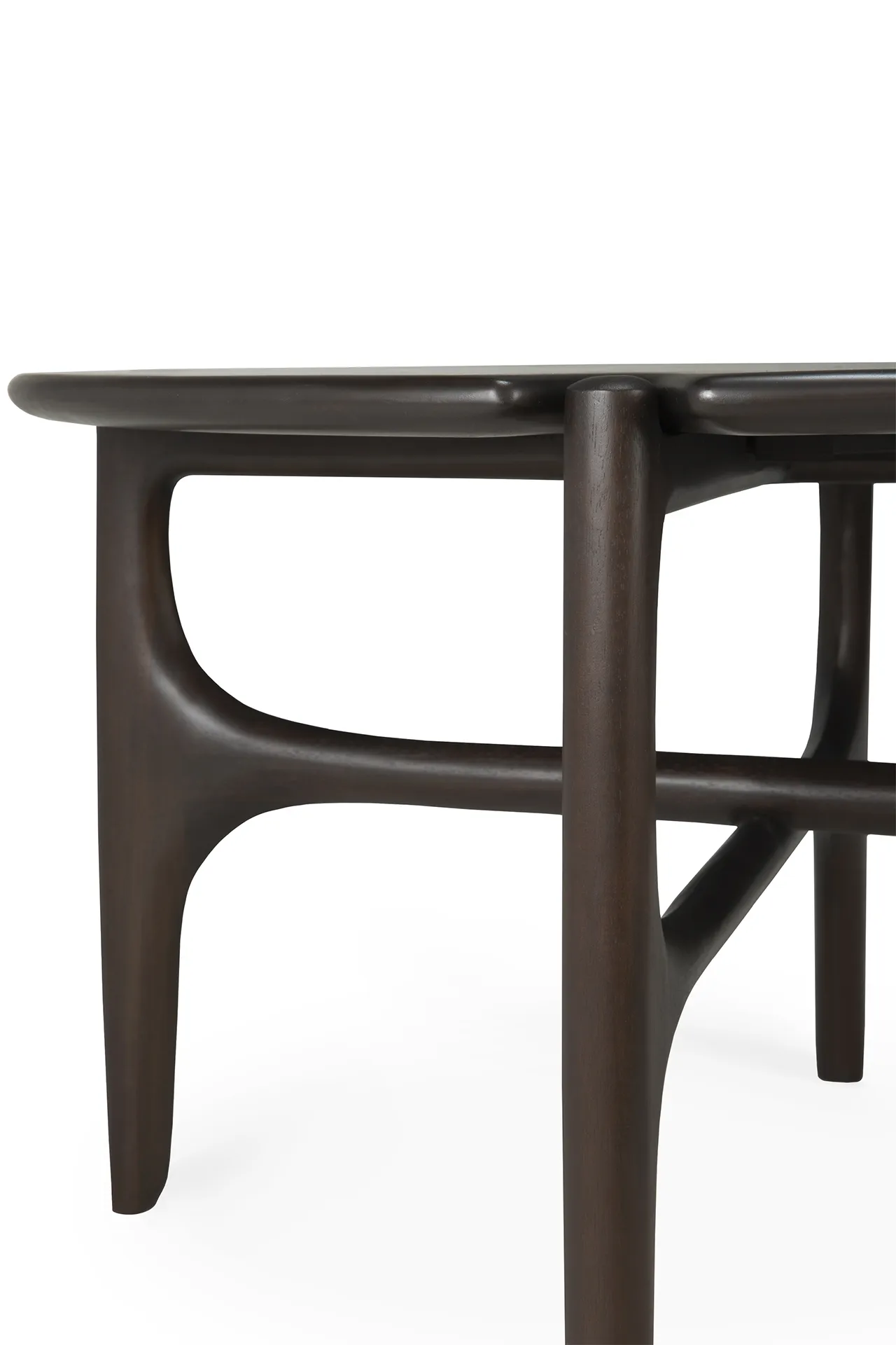 PI Coffee table Ø65 cm, Lacquered mahogany Ethnicraft