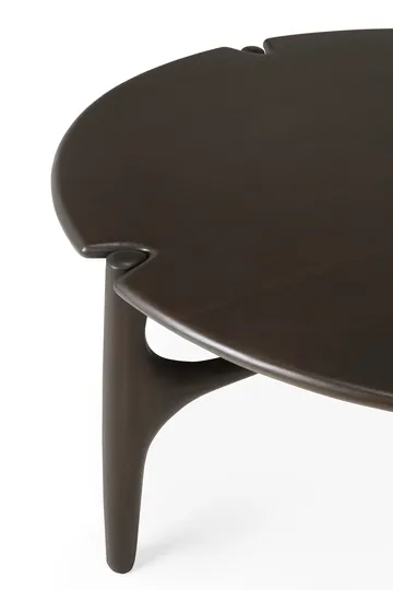 PI Coffee table Ø80 cm - Lacquered mahogany - Ethnicraft
