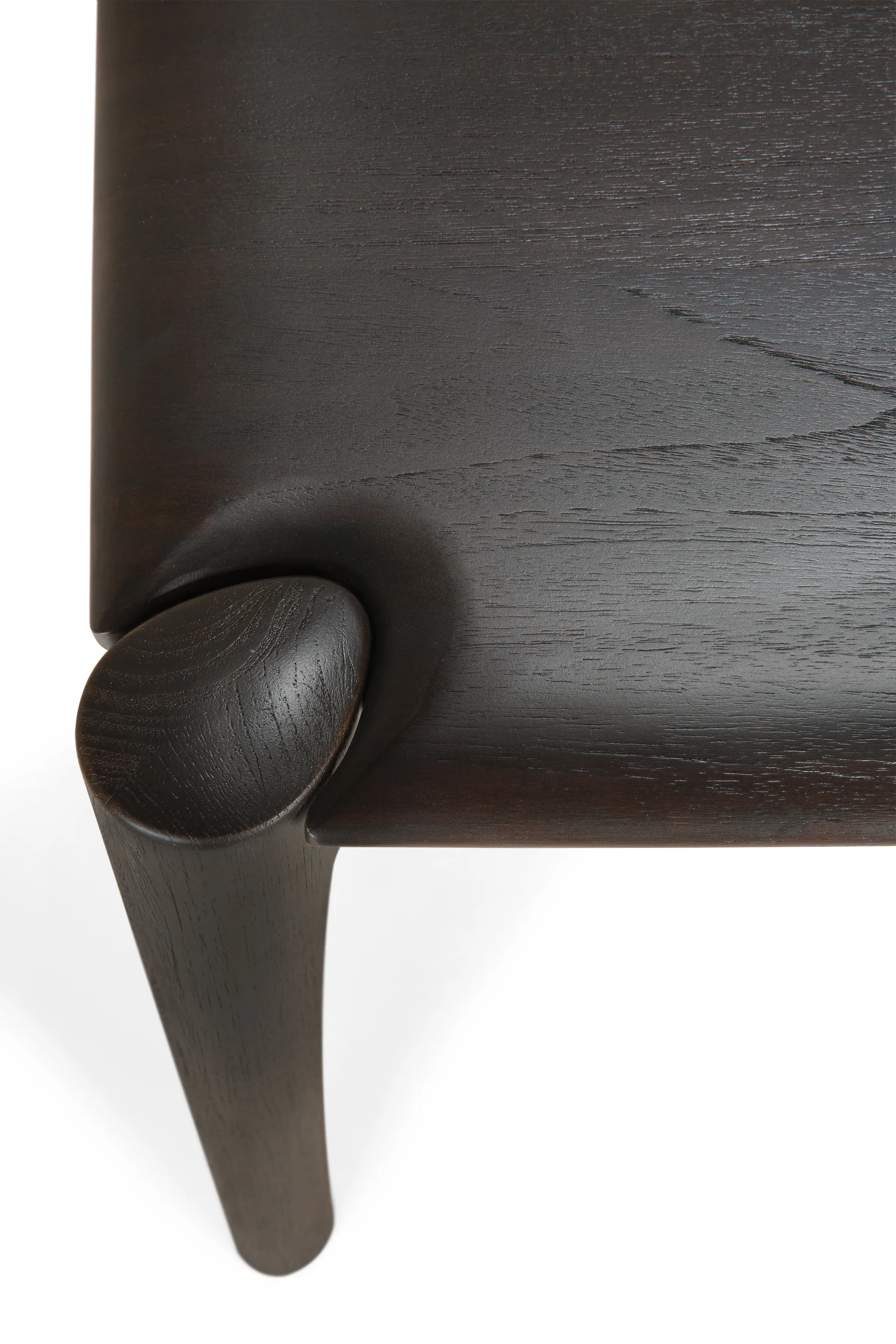 PI Dining table, Dark brown teak, 240x100 cm Ethnicraft