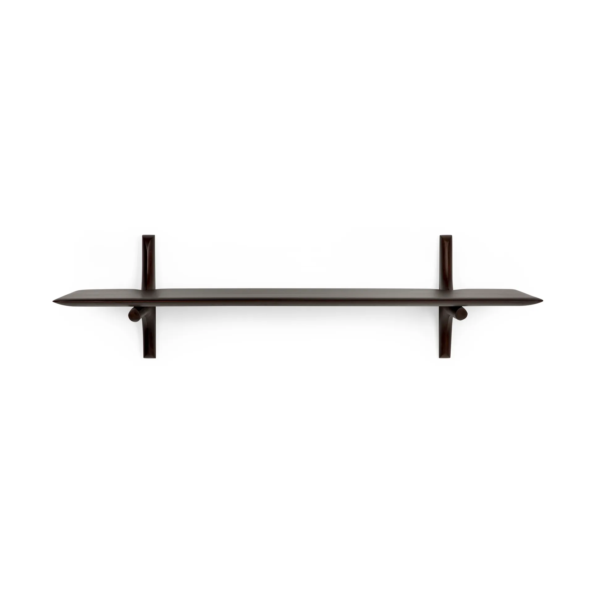 PI wall shelf, Mahogany dark brown 100 cm Ethnicraft