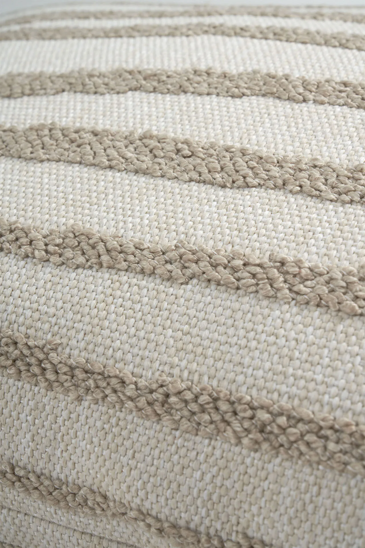 Stripes outdoor pillow 40x60 cm, Lumbar (beige) Ethnicraft