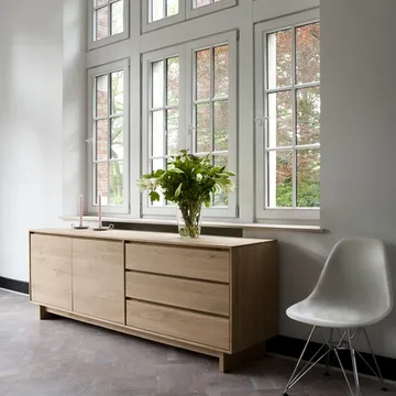 Wave sideboard - Oiled oak 2 doors 3 drawers - Ethnicraft