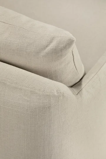 Weave lounge chair with removable cover - Bone - Ethnicraft