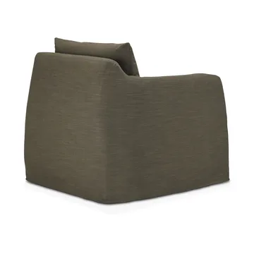 Weave lounge chair with removable cover - Green - Ethnicraft