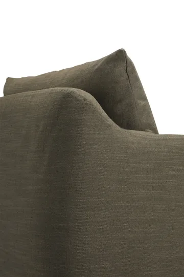 Weave lounge chair with removable cover - Green - Ethnicraft