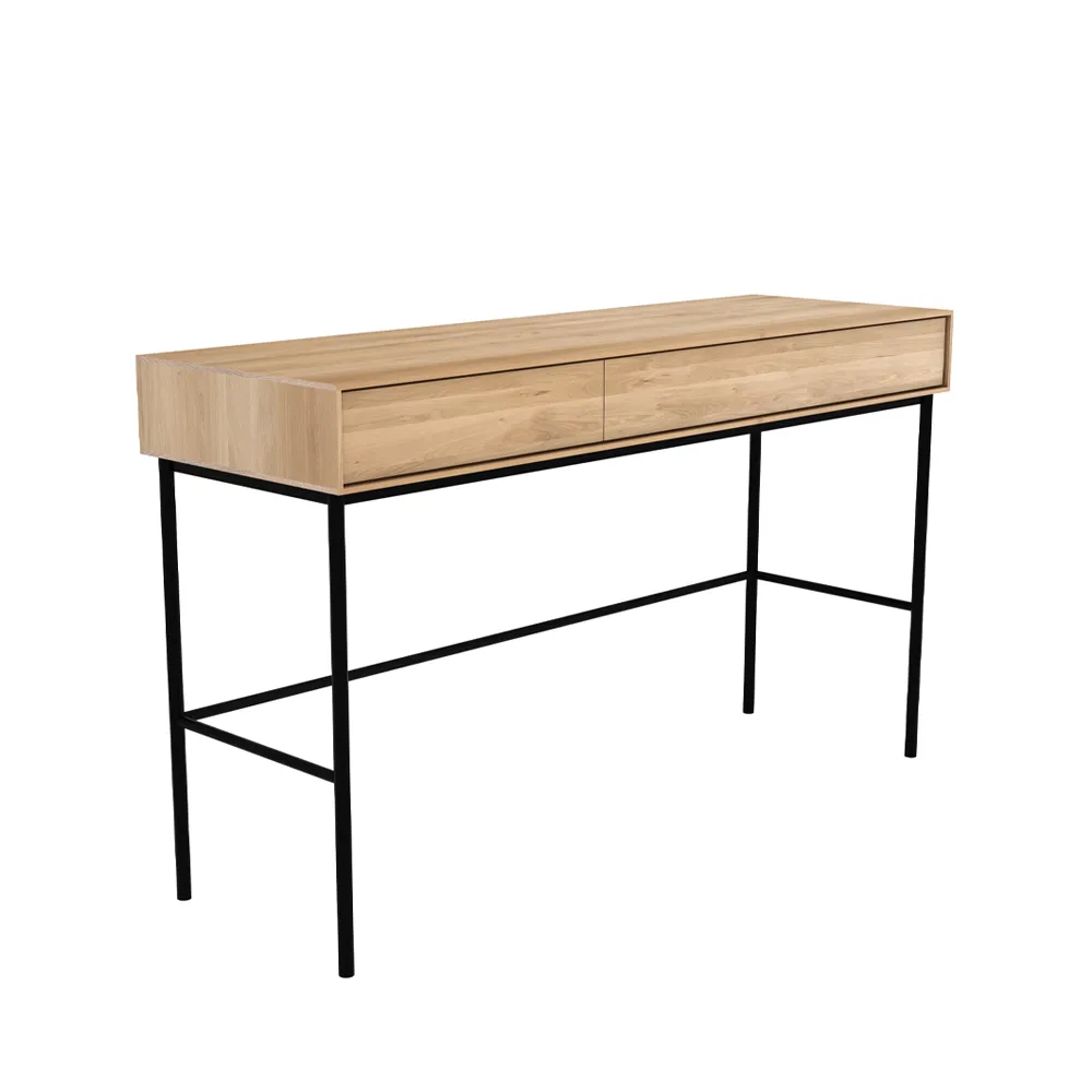 Whitebird desk 77x127 cm, Oak 2 doors Ethnicraft