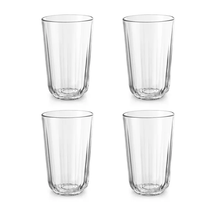 Facet drinking glass 43 cl 4-pack - Clear - Eva Solo