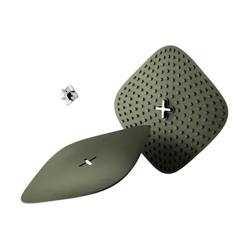 Green Tool pot holders with hook 18x18 cm 2-pack - Green - Eva Solo
