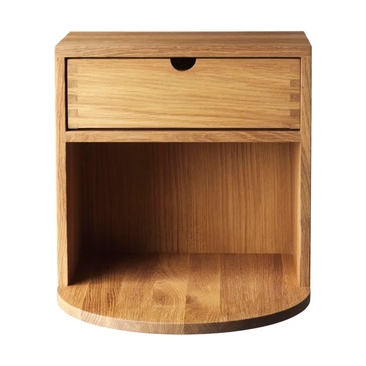B99 Radius wall cabinet, Oak nature oiled FDB Møbler