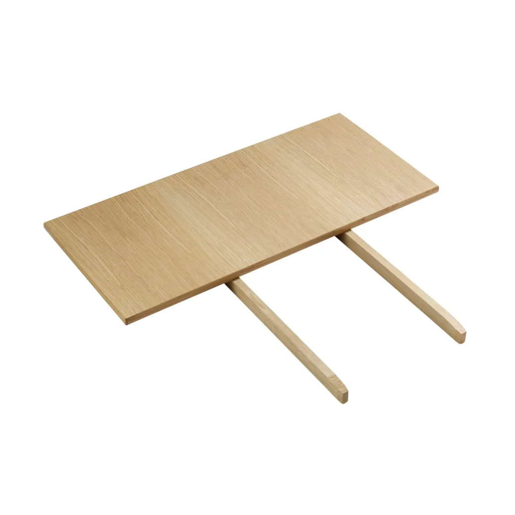 C35 table extension leaf, 82x37 cm oak nature-oak nature lacquered FDB Møbler